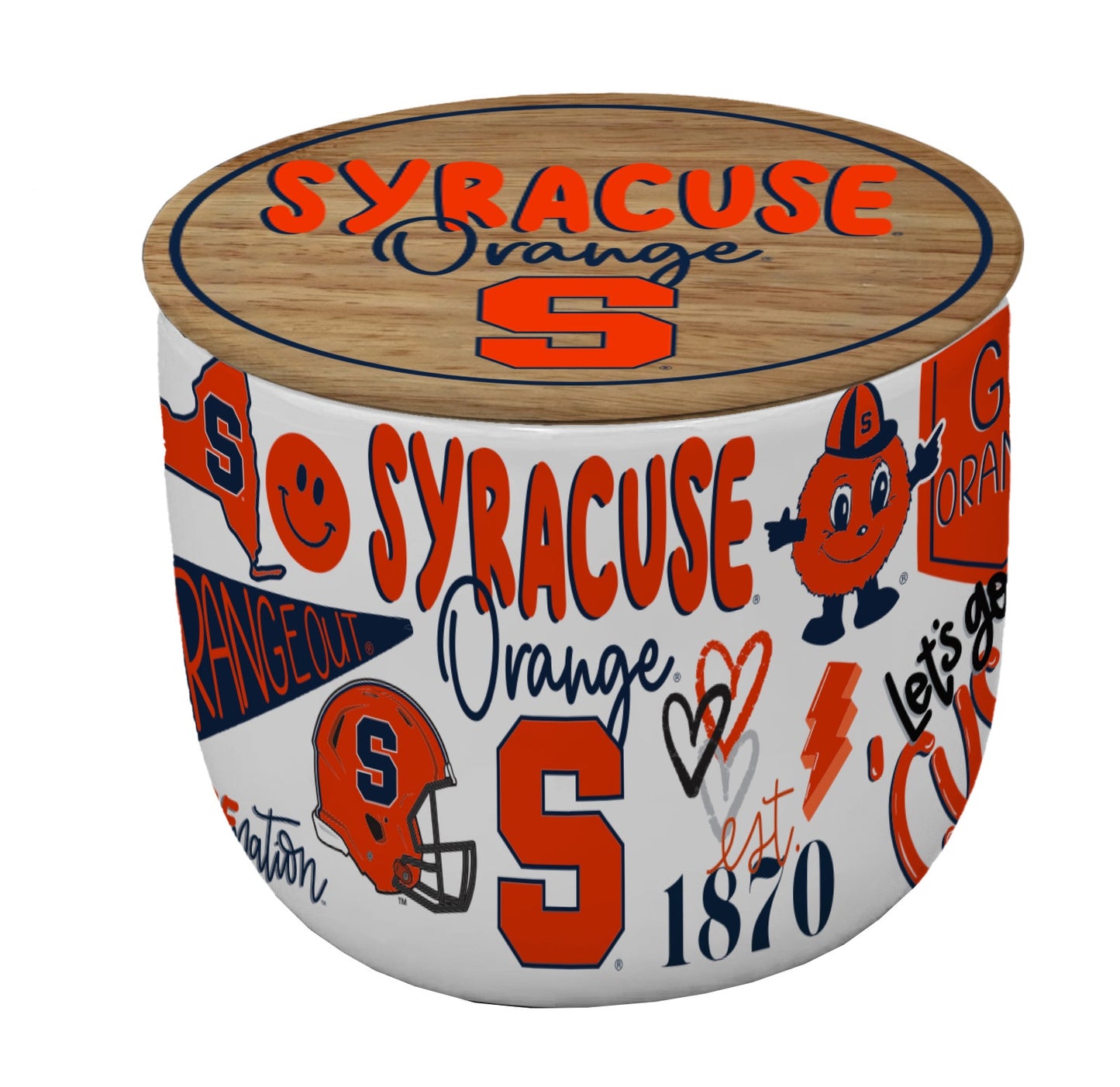 NCAA Loco Fan 16oz Ceramic Candle