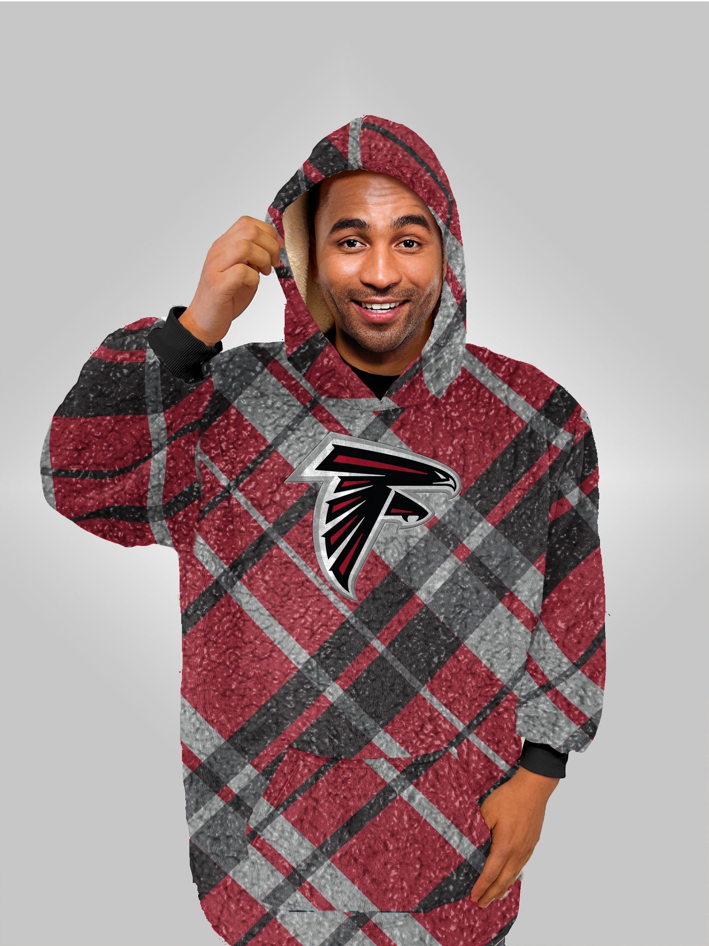 NFL Digital Dash Sherpa Hooded Fan Cape