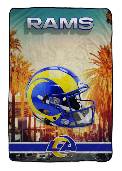 NFL Skyline Series Helmet 66x95 Oversized Blanket