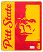 NCAA Endzone Ultra Soft Tailgate Throw