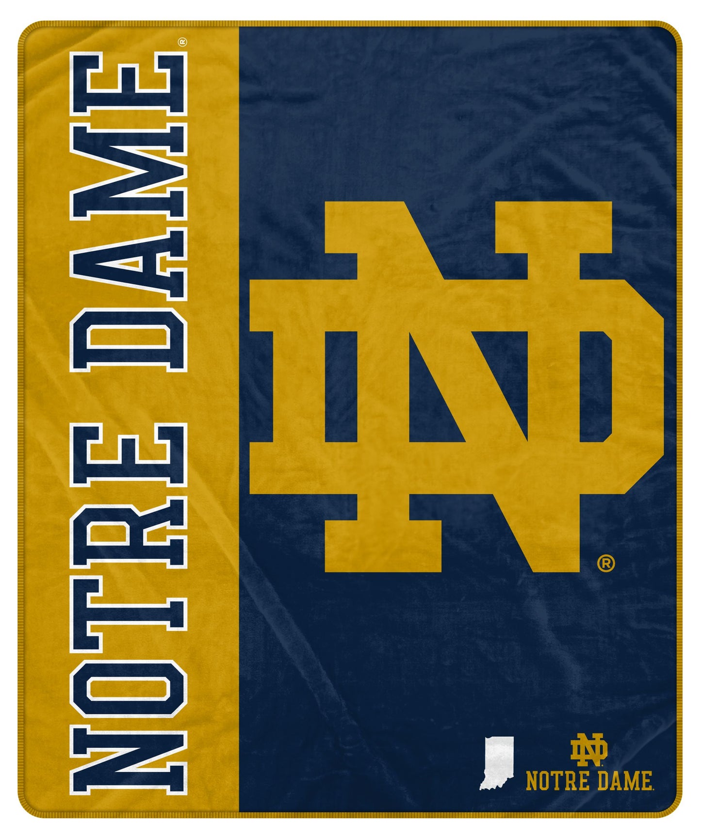 NCAA Endzone Ultra Soft Tailgate Throw