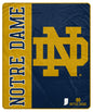 NCAA Endzone Ultra Soft Tailgate Throw