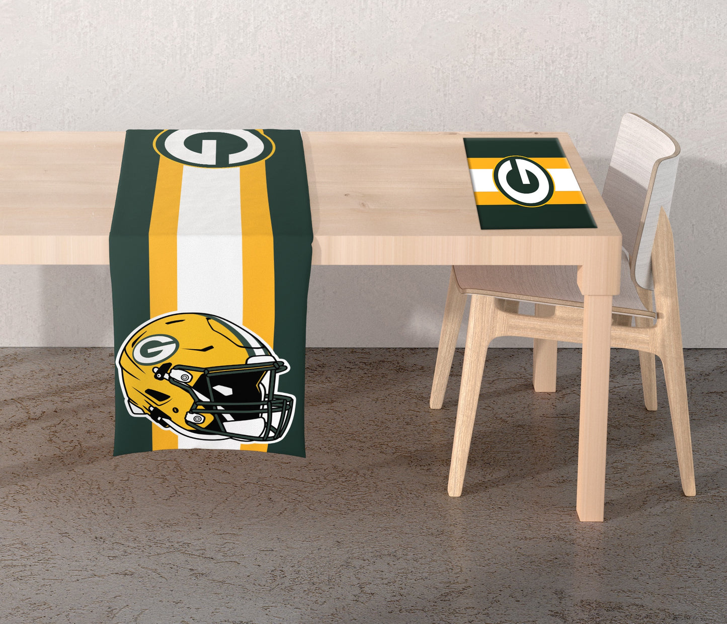 NFL Logo 2-Sided Place Mat Table Runner Set