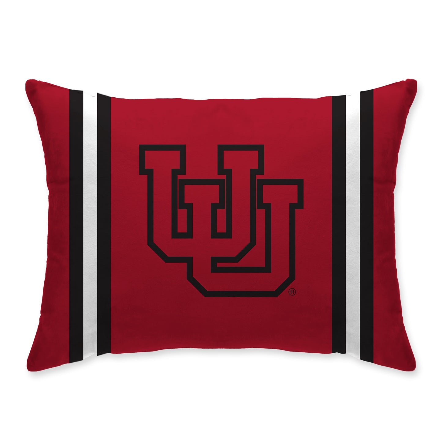 NCAA Standard Stripe Logo Bed Pillow