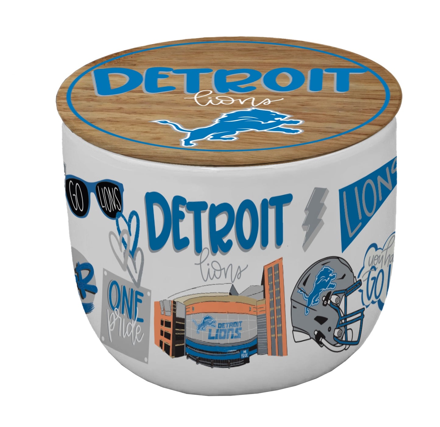 NFL Loco Fan 16oz Ceramic Candle