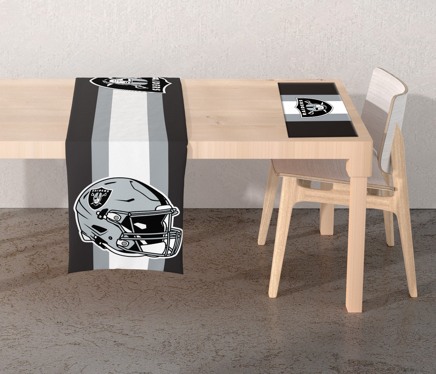 NFL Logo 2-Sided Place Mat Table Runner Set