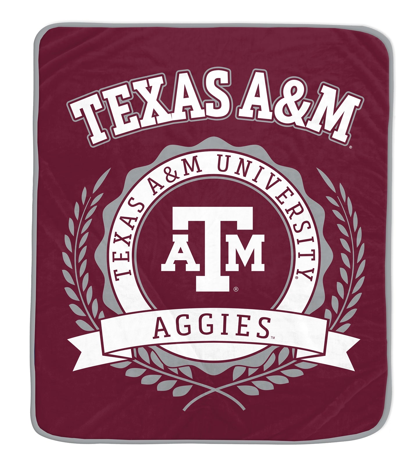 NCAA University Crest 50x60 Ultra Soft Blanket
