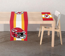Load image into Gallery viewer, NFL Logo 2-Sided Place Mat Table Runner Set
