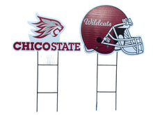 Load image into Gallery viewer, NCAA Logo and Helmet 2 Pack Yard Sign Set
