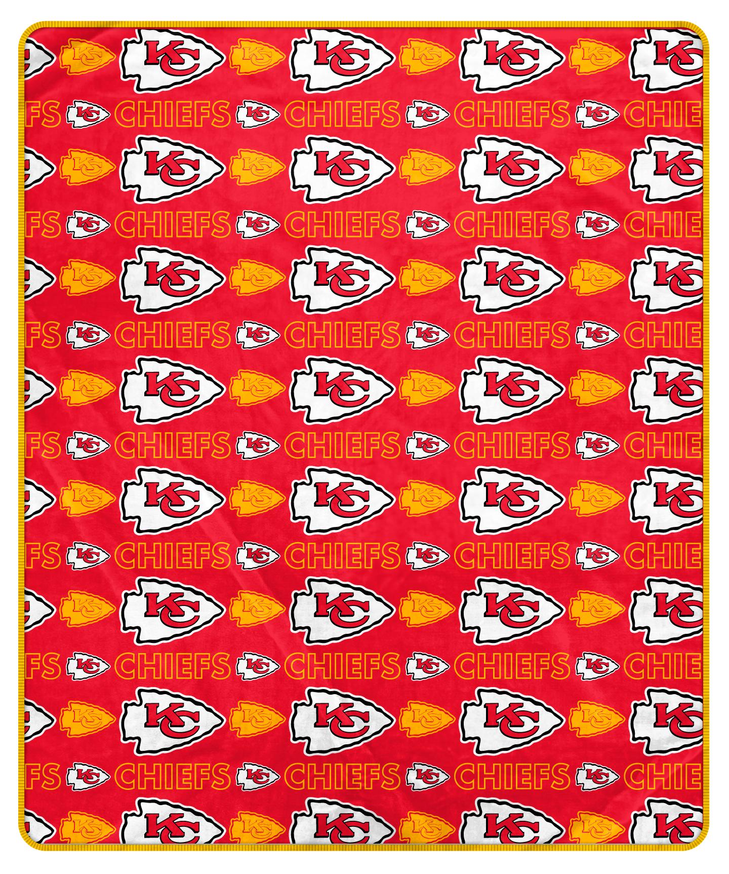 NFL Repeat Big Logo Wordmark 50x60 Blanket
