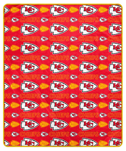 NFL Repeat Big Logo Wordmark 50x60 Blanket