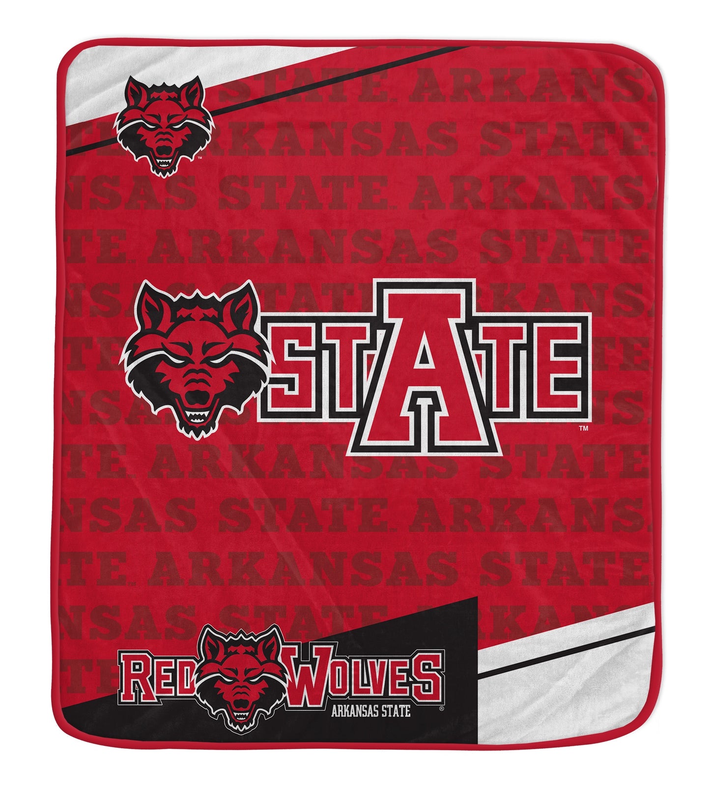 NCAA Diagonal Ghost Ultra Soft 50x60 Blanket