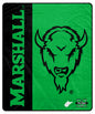 NCAA Endzone Ultra Soft Tailgate Throw