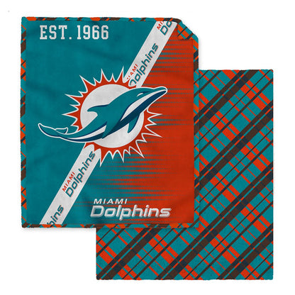NFL Digital Dash 2 Sided Checkered 60x80 Blanket