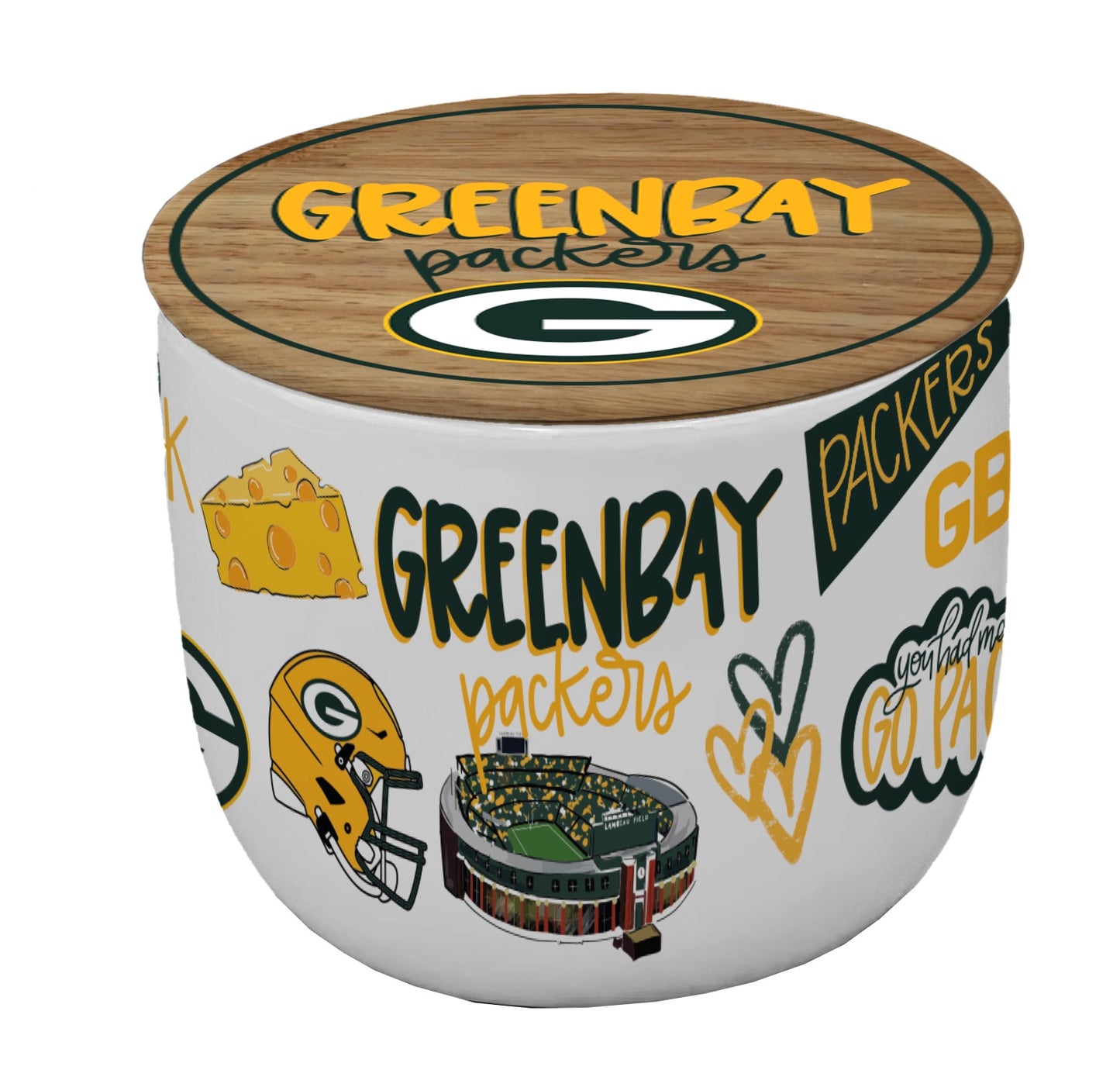 NFL Loco Fan 16oz Ceramic Candle