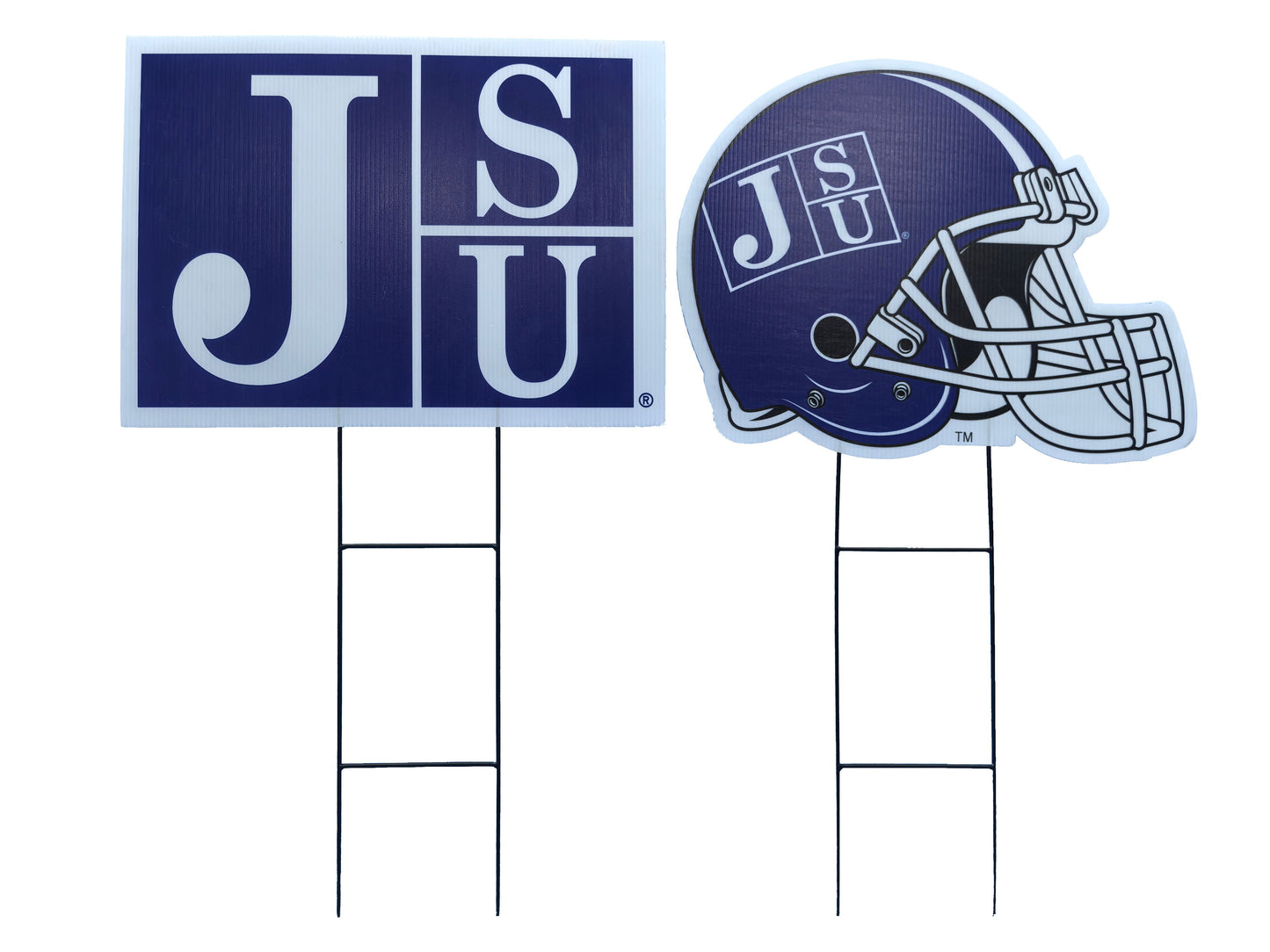 NCAA Logo and Helmet 2 Pack Yard Sign Set