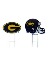 Load image into Gallery viewer, NCAA Logo and Helmet 2 Pack Yard Sign Set
