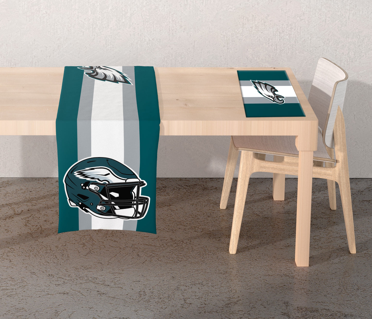 NFL Logo 2-Sided Place Mat Table Runner Set