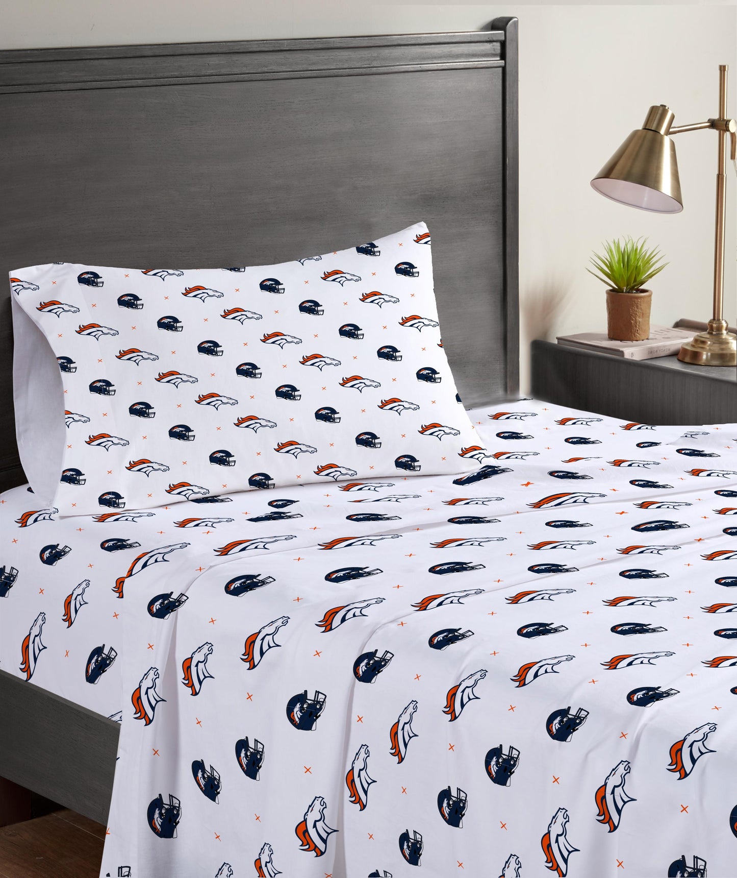 NFL Small X Twin Sheet Set
