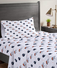 Load image into Gallery viewer, NFL Small X Twin Sheet Set
