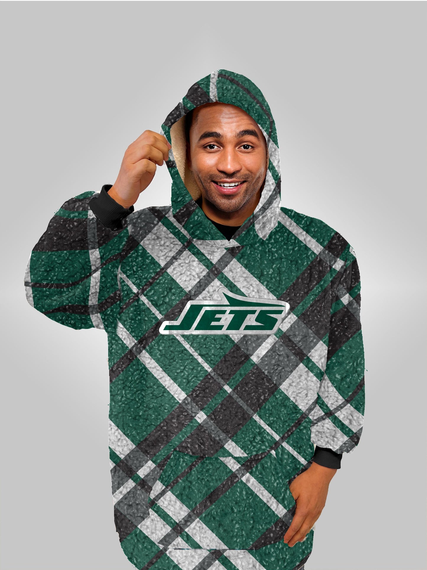 NFL Digital Dash Sherpa Hooded Fan Cape