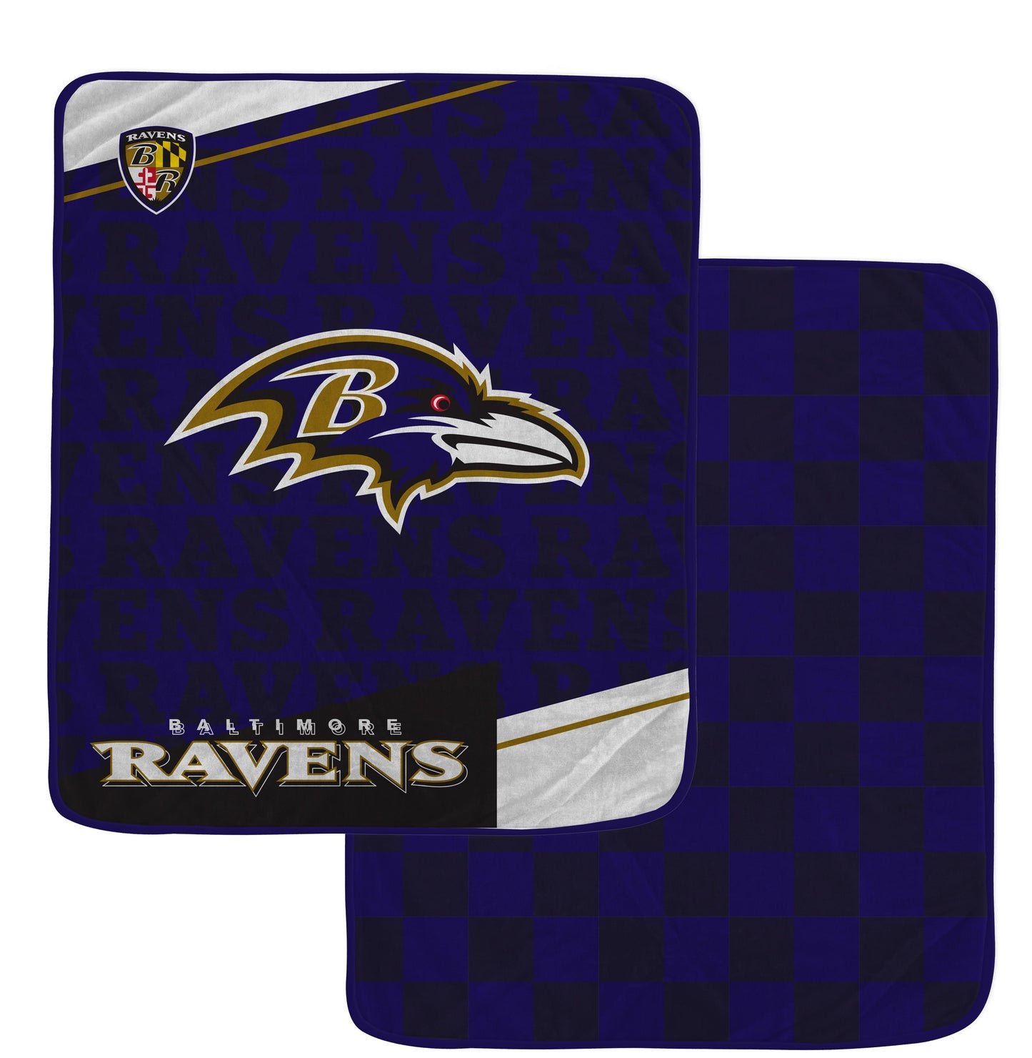 NFL Diagonal Ghost Checker 60x70 Blanket