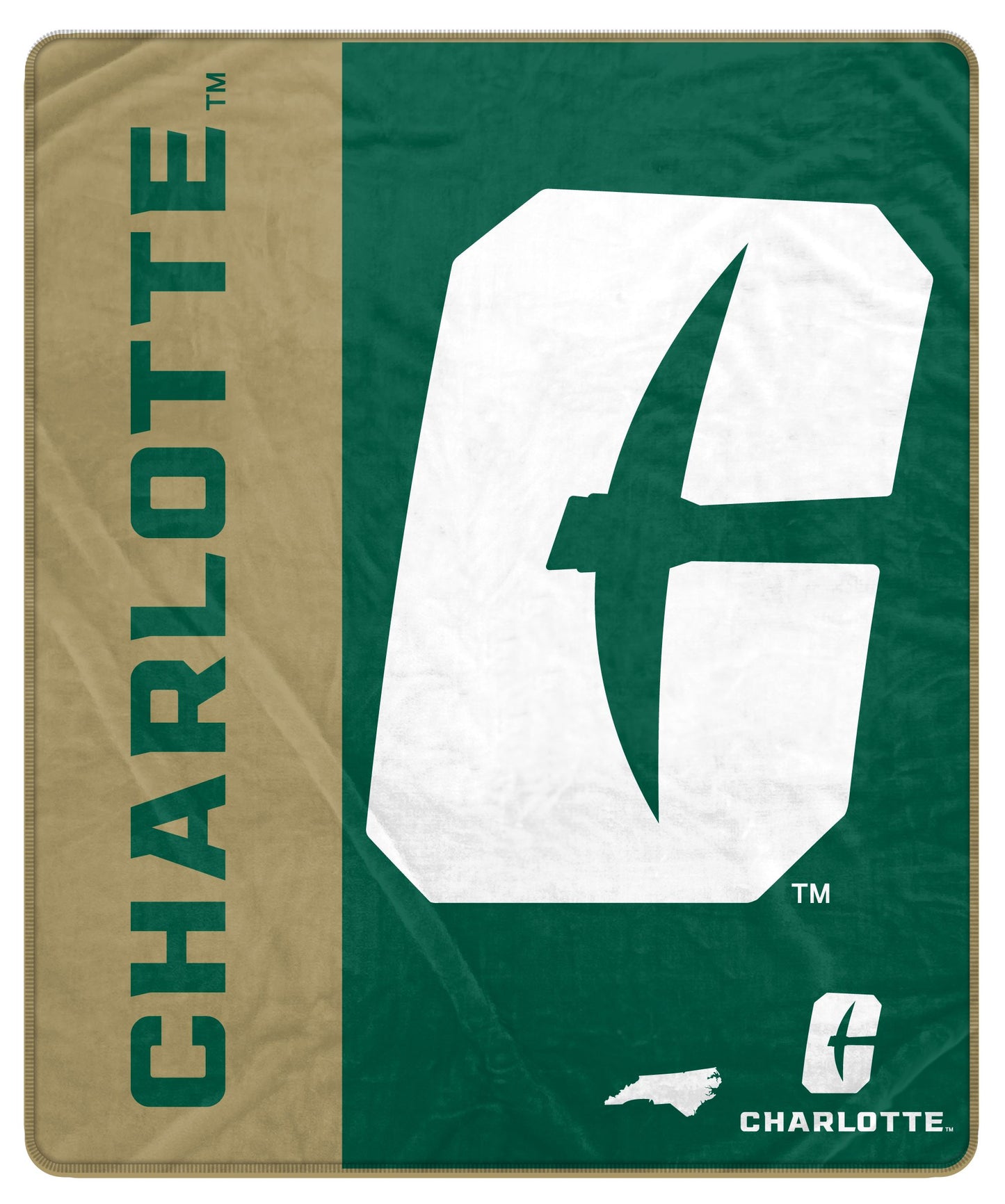 NCAA Endzone Ultra Soft Tailgate Throw