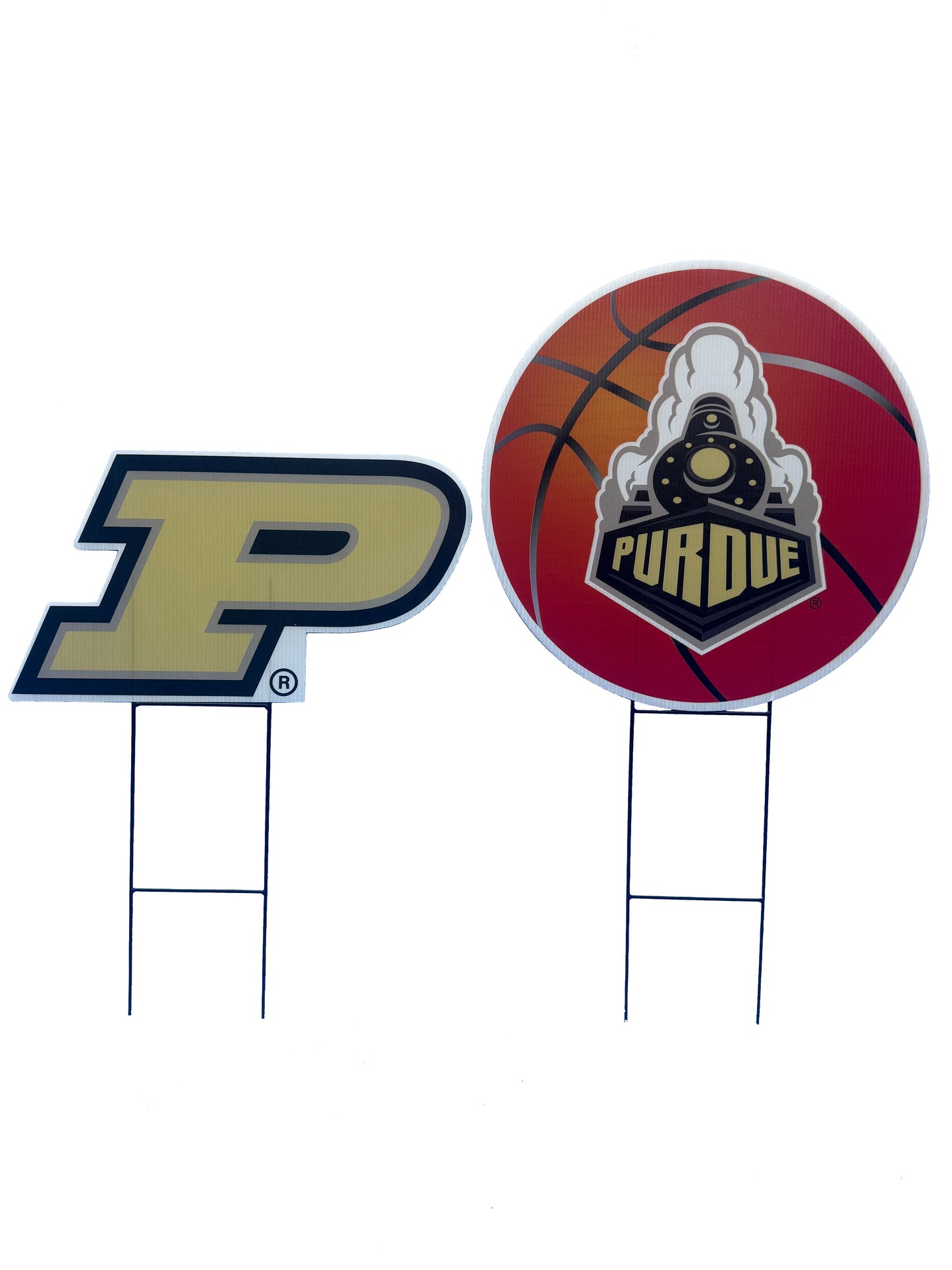 NCAA Logo and Helmet 2 Pack Yard Sign Set