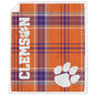 NCAA Playmaker Plaid Ultra Cozy Sherpa Throw