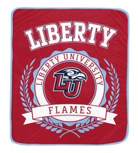 Load image into Gallery viewer, NCAA University Crest 50x60 Ultra Soft Blanket
