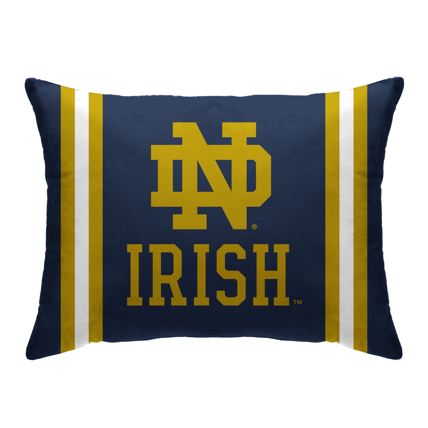 NCAA Standard Stripe Logo Bed Pillow