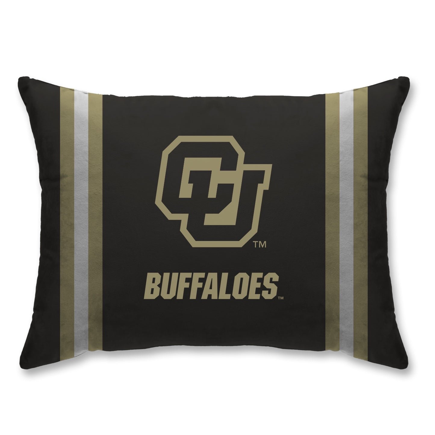 NCAA Standard Stripe Logo Bed Pillow