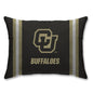 NCAA Standard Stripe Logo Bed Pillow
