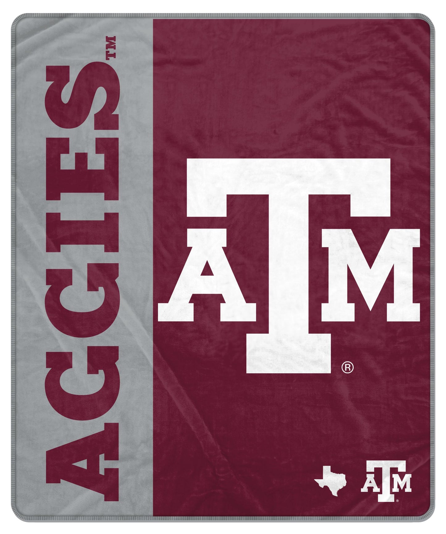 NCAA Endzone Ultra Soft Tailgate Throw