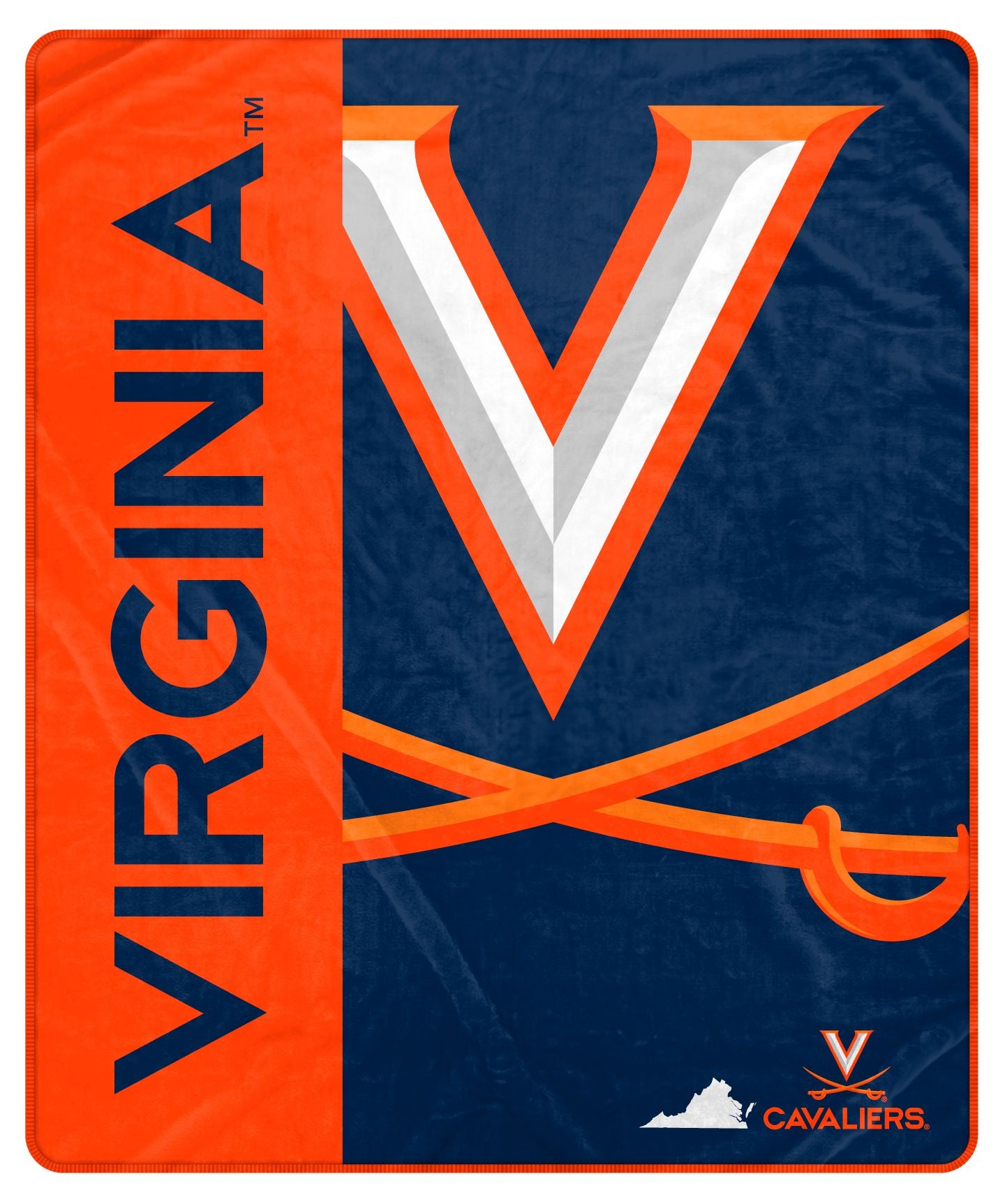 NCAA Endzone Ultra Soft Tailgate Throw