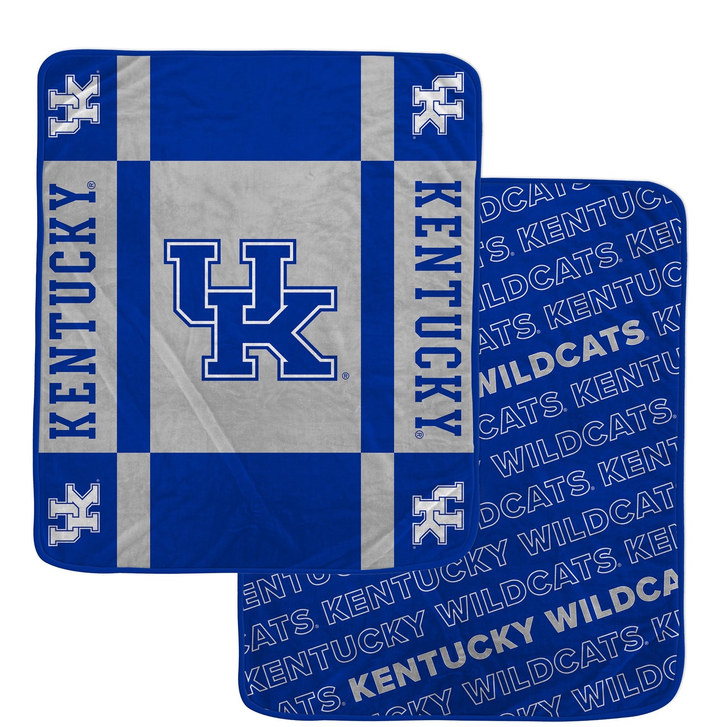 NCAA Reverse Block Double Sided 60x70 Ultra Cozy Blanket