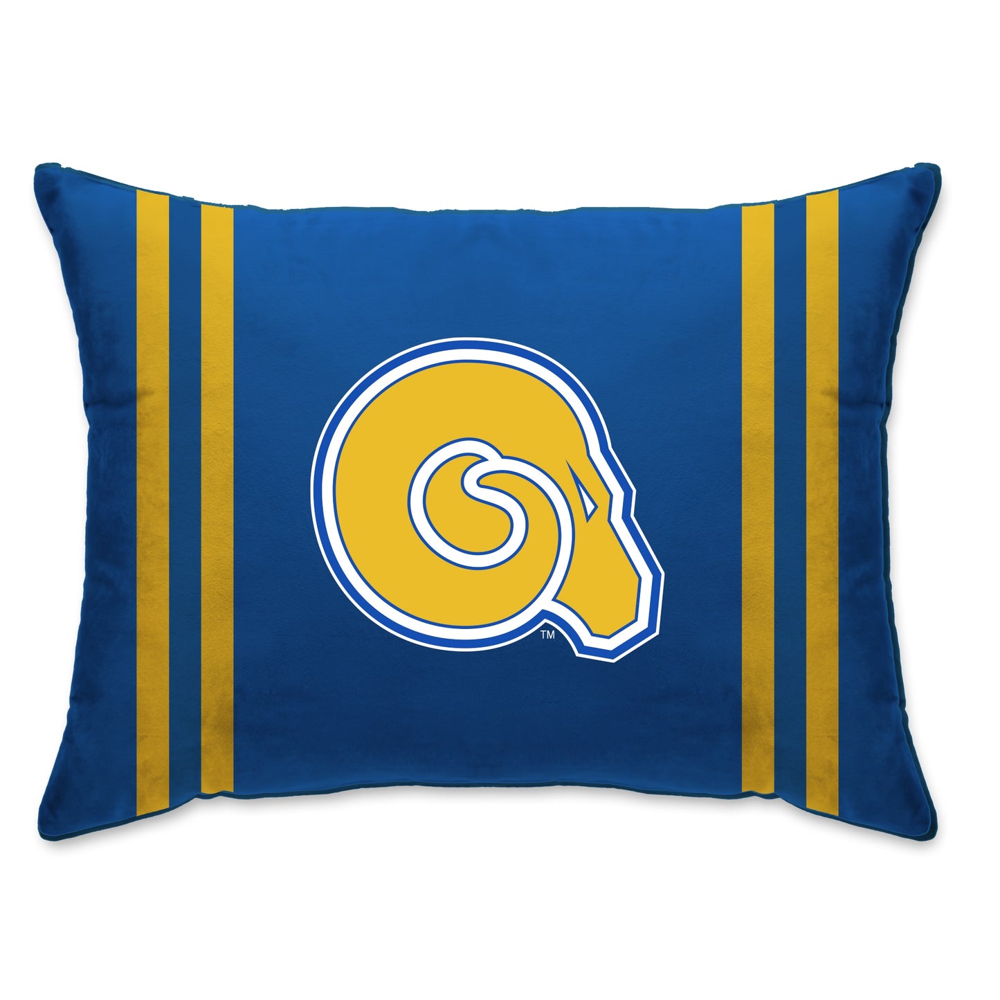 NCAA Standard Stripe Logo Bed Pillow
