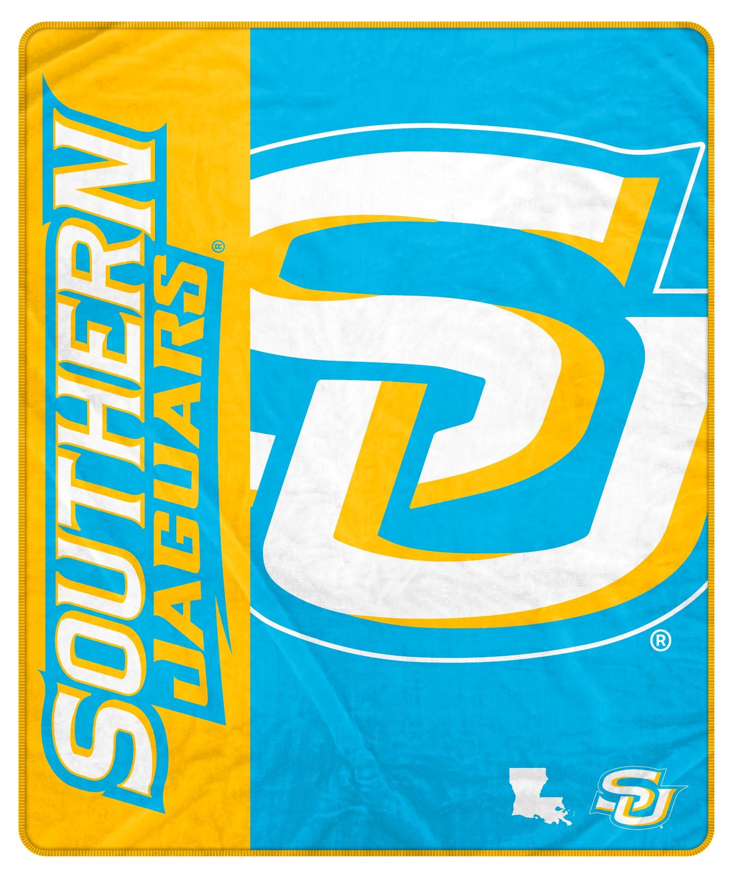 NCAA Endzone Ultra Soft Tailgate Throw