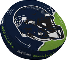 Load image into Gallery viewer, NFL Split Helmet Circle Plushlete Pillow
