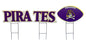 NCAA Wordmark & Football 3 Pack Yard Sign Set