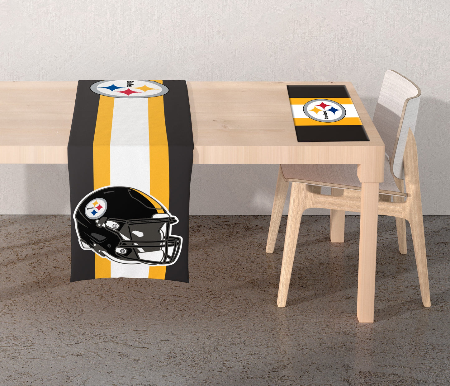 NFL Logo 2-Sided Place Mat Table Runner Set