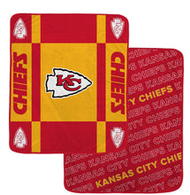 Load image into Gallery viewer, NFL Reverse Block Double Sided 60x70 Ultra Cozy Blanket
