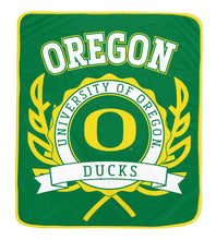 Load image into Gallery viewer, NCAA University Crest 50x60 Ultra Soft Blanket
