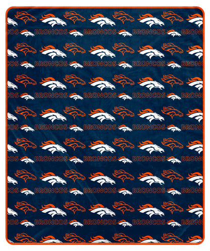 NFL Repeat Big Logo Wordmark 50x60 Blanket