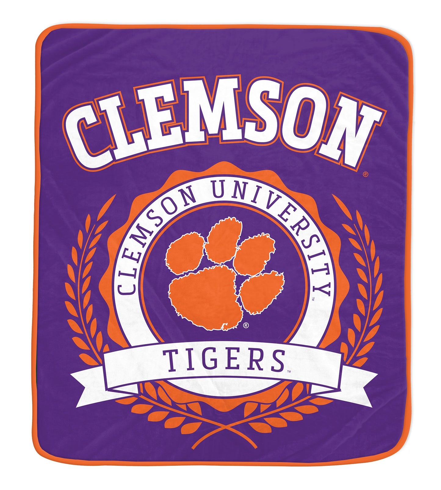 NCAA University Crest 50x60 Ultra Soft Blanket