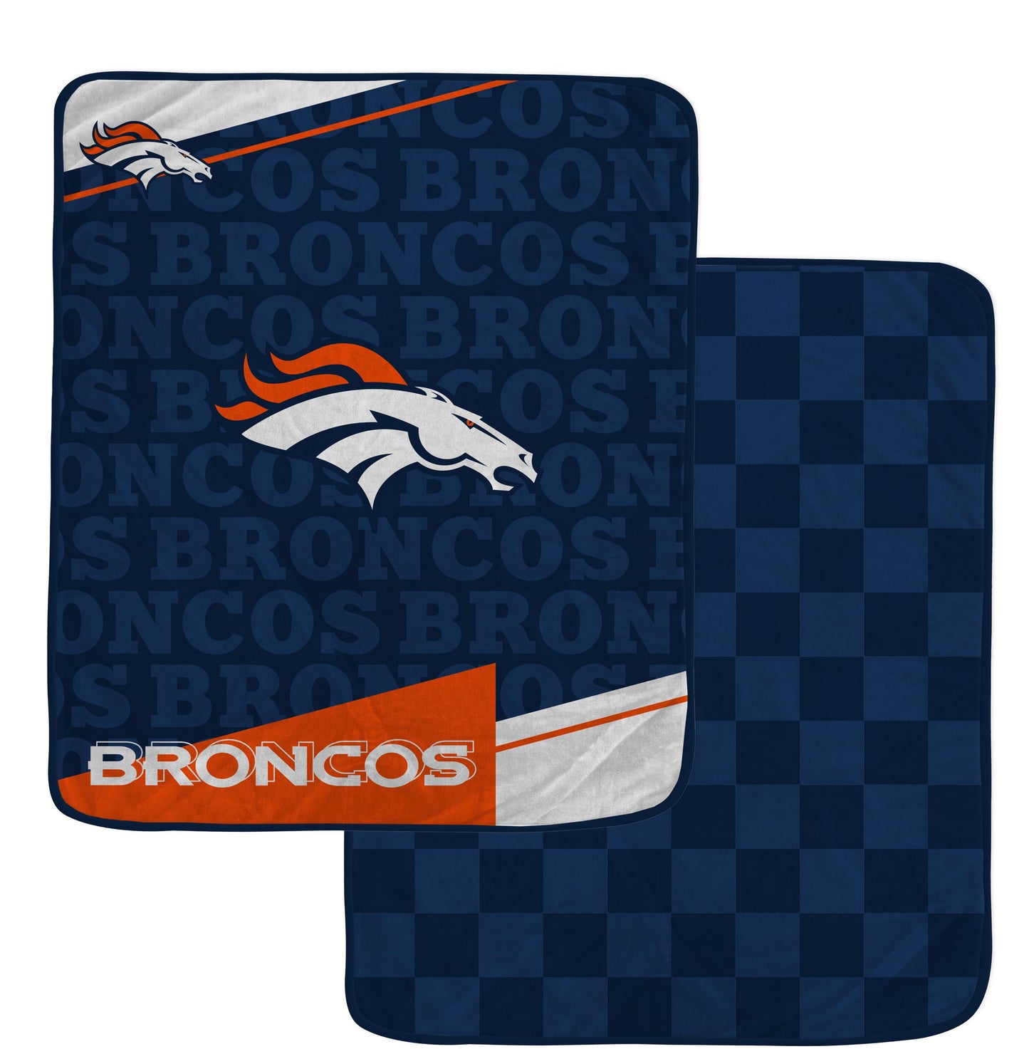 NFL Diagonal Ghost Checker 60x70 Blanket