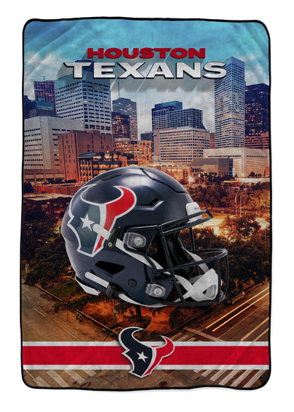 NFL Skyline Series Helmet 66x95 Oversized Blanket