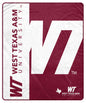 NCAA Endzone Ultra Soft Tailgate Throw