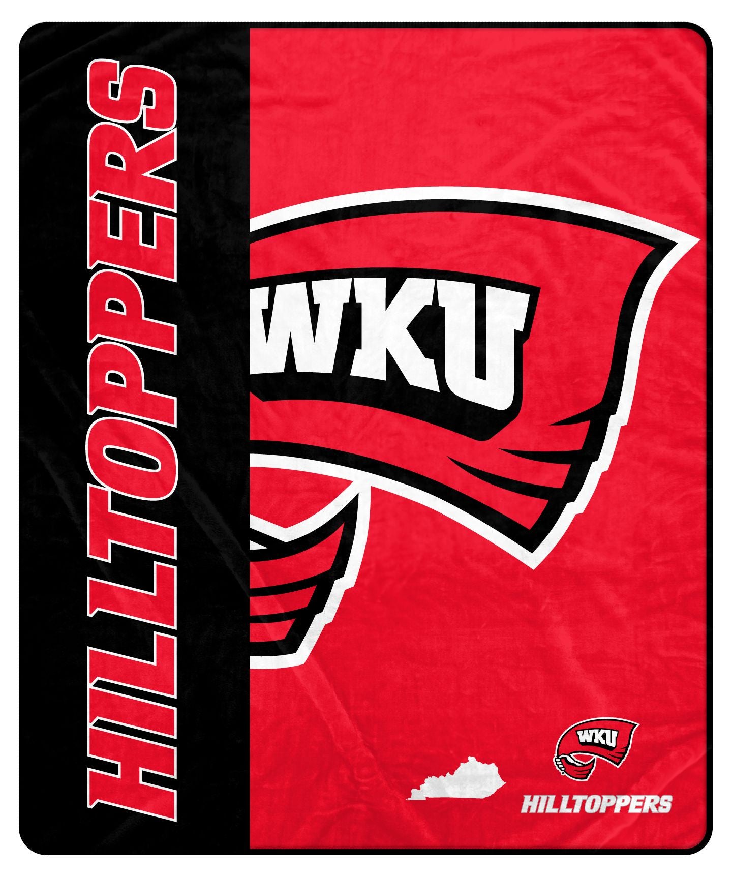 NCAA Endzone Ultra Soft Tailgate Throw