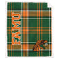 NCAA Playmaker Plaid Ultra Cozy Sherpa Throw